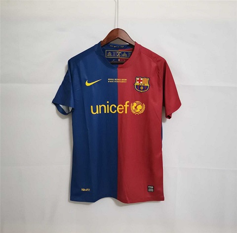 AAA Quality Barcelona 08/09 UCL Final Home Soccer Jersey
